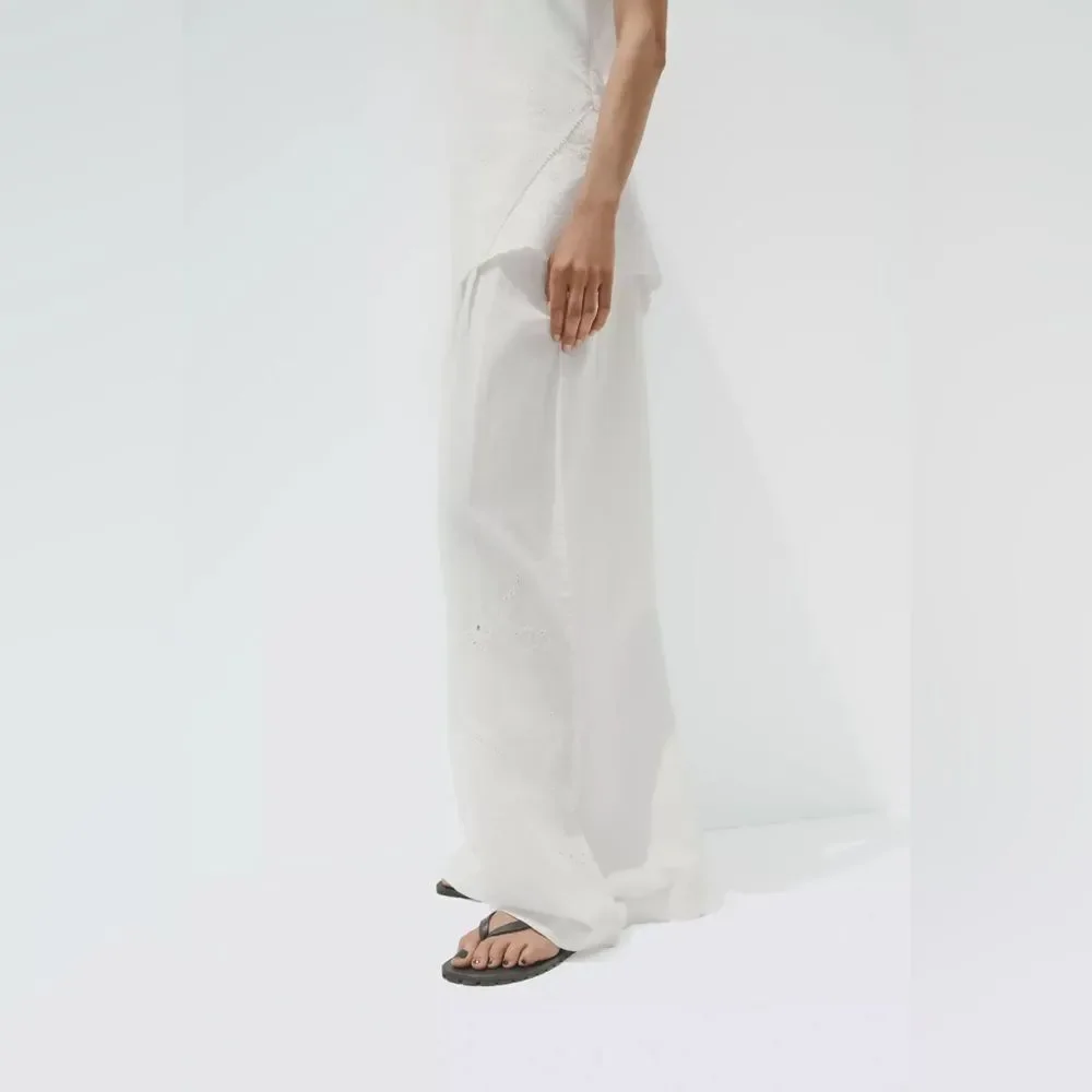 ZARA EMBROIDERED PANTS